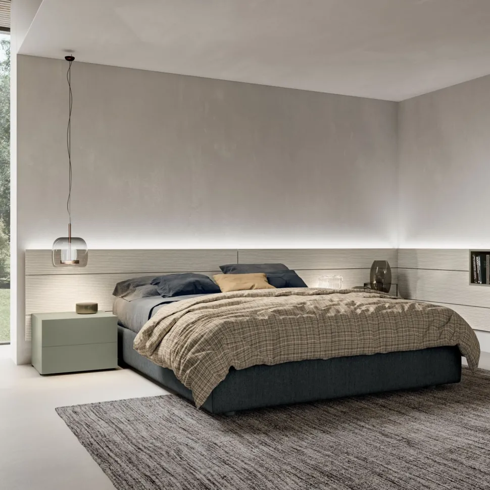 Camera da letto Night 01 power Zg mobili in laminato a prezzo ribassato