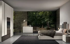 Camera da letto Night 04 power Zg mobili in laminato a prezzo scontato