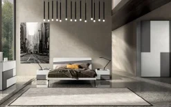 Camera da letto Night 13 power Zg mobili in laminato a prezzo Outlet
