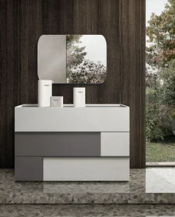 Camera da letto Night 13 power Zg mobili in laminato a prezzo Outlet