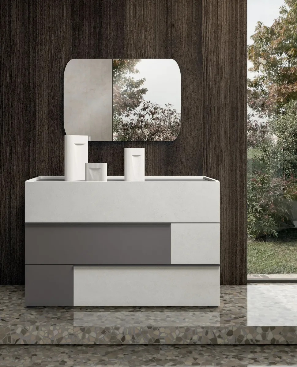 Camera da letto Night 13 power Zg mobili in laminato a prezzo Outlet