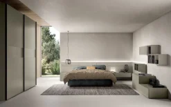 Camera da letto Night 01 power Zg mobili in laminato in Offerta Outlet