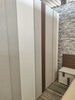 Camera da letto Nuvola Giessegi in laminato a prezzo Outlet