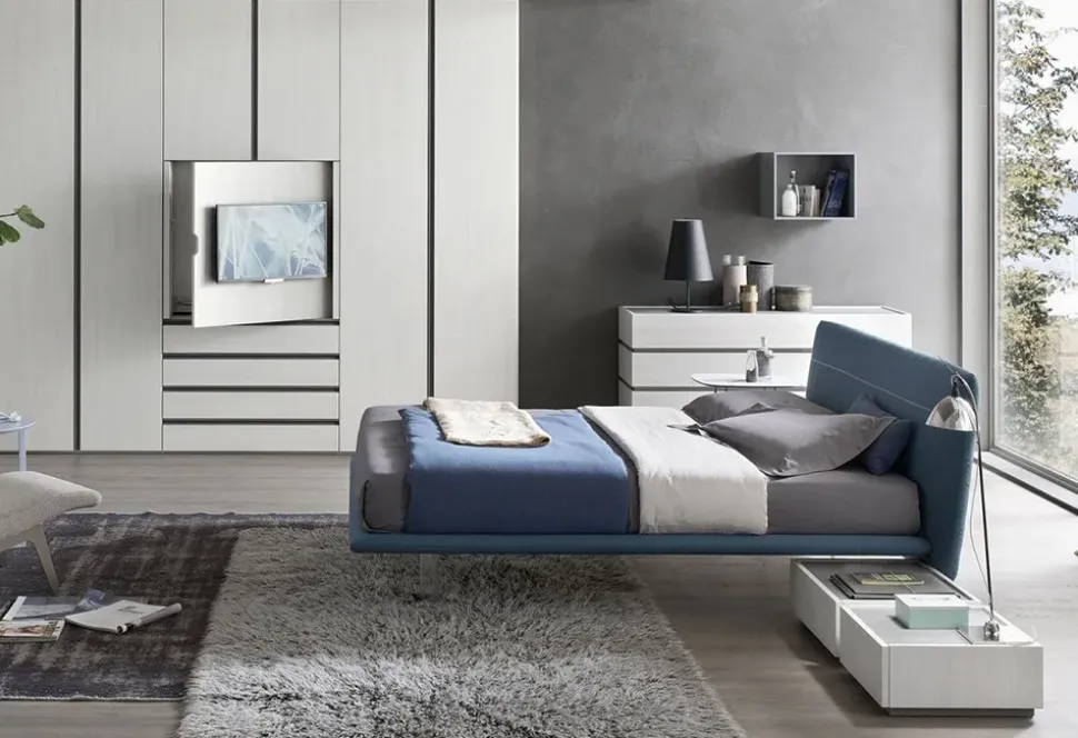 Camera da letto Orme C1 a prezzo ribassato in laccato opaco