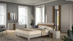 Camera da letto R04 Artigianale in laminato a prezzo Outlet