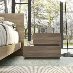 Camera da letto S75 Camera matrimoniale completa mod.cuby-in promo sconto del 50% a prezzo scontato in laccato opaco