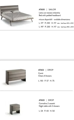 Camera da letto Sailor - drop Giorgio casa OFFERTA OUTLET