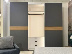 Camera da letto Scacco Santalucia in laminato a prezzo Outlet