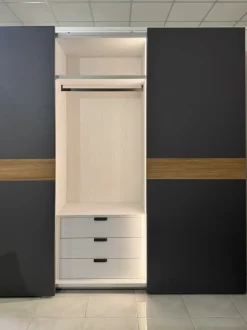 Camera da letto Scacco Santalucia in laminato a prezzo Outlet