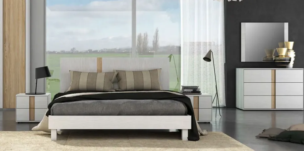 Camera da letto Silver 14 Collezione esclusiva in laminato a prezzo scontato