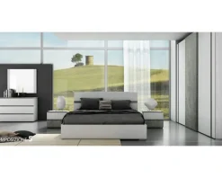 Camera da letto Silver 5 Collezione esclusiva in laminato a prezzo Outlet