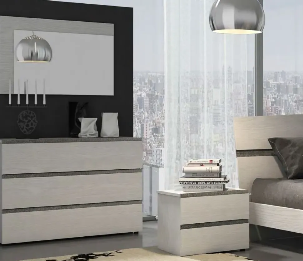 Camera da letto Silver 1 Collezione esclusiva in laminato in Offerta Outlet