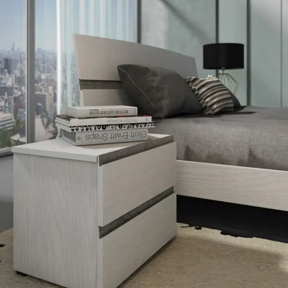 Camera da letto Silver 1 Collezione esclusiva in laminato in Offerta Outlet