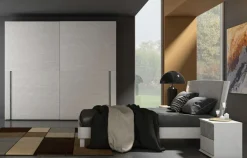 Camera da letto Silver 12 Collezione esclusiva in laminato a prezzo Outlet
