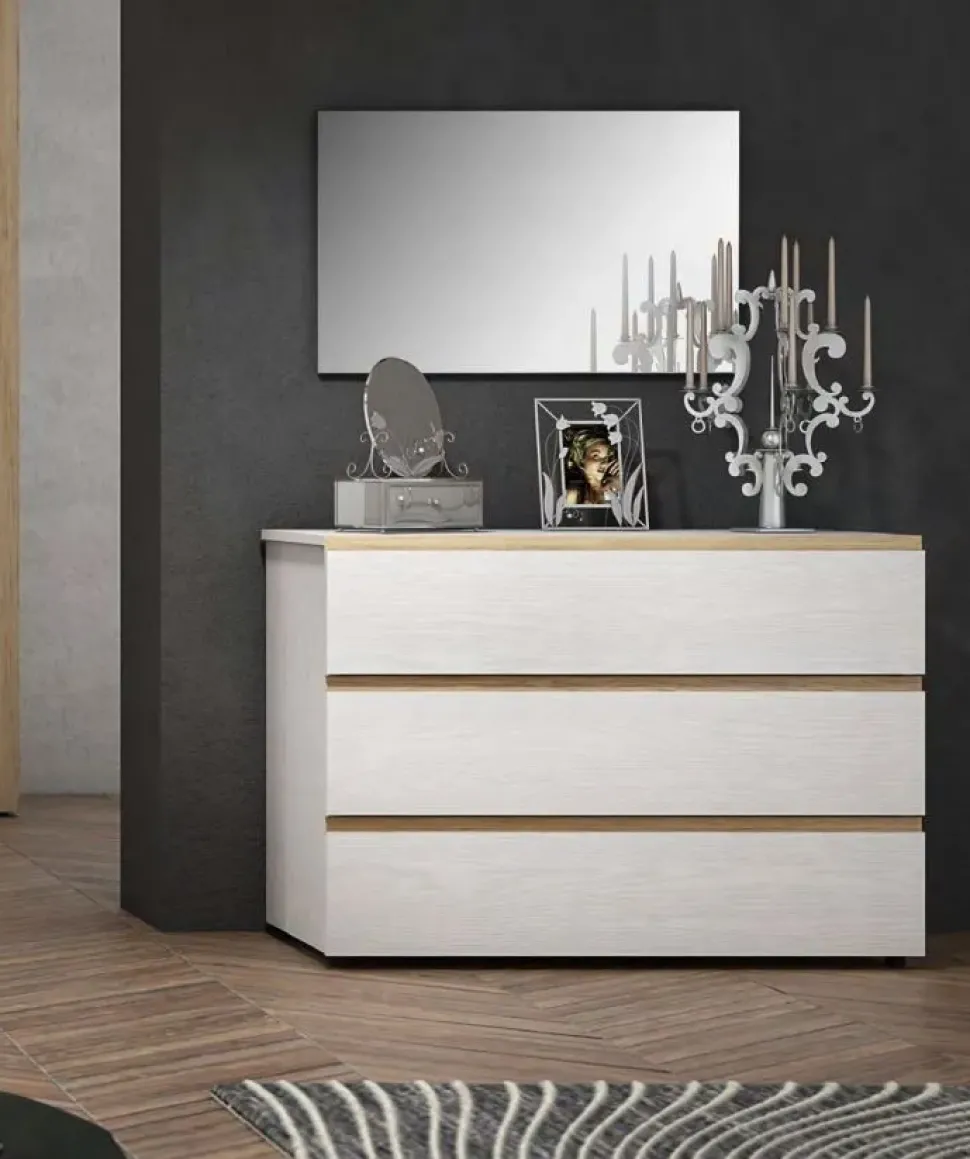 Camera da letto Silver 6 Collezione esclusiva in laminato a prezzo ribassato