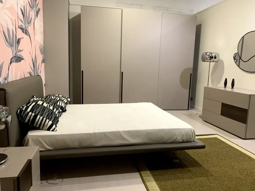 Camera da letto Sogno Colombini casa in laccato opaco in Offerta Outlet