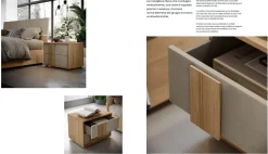 Camera da letto Twist Imab in laminato a prezzo ribassato