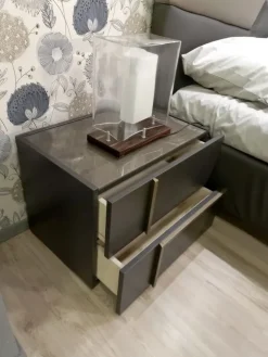 Camera da letto Two Fazzini in legno a prezzo ribassato