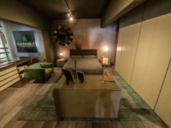 Camera da letto Ventura Moretti compact in laccato opaco a prezzo scontato