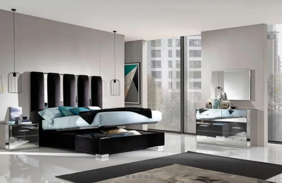 Camera da letto Vogue glass Artigianale OFFERTA OUTLET