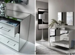 Camera da letto Vogue glass Artigianale OFFERTA OUTLET