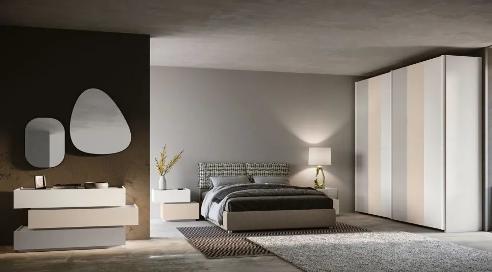 Camera da letto Vq18 Artigianale in laminato a prezzo scontato