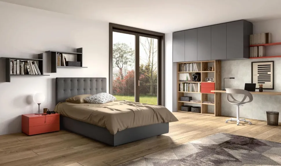 Camera da letto Zg mobili 102 a prezzo scontato in legno