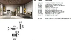 Camera da letto Zg mobili 105 a prezzo scontato in legno