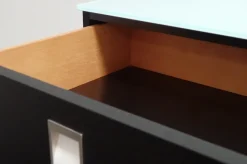 Camera Distribuzione Grandi Marchi Cassettiera tesera verticale wengè scontato del -50 %