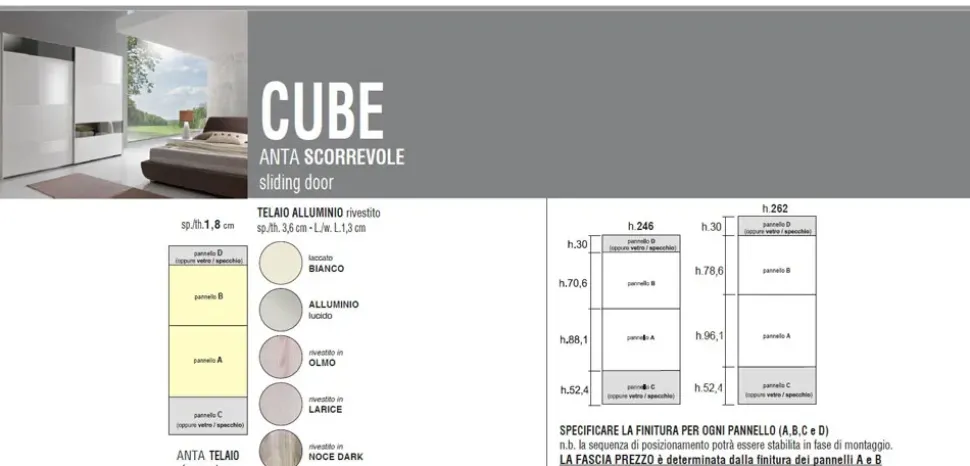Camera Giessegi matrimoniale in promozione scontata del 50%