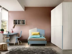 Cameretta 06 Artigianale con letto a terra scontata