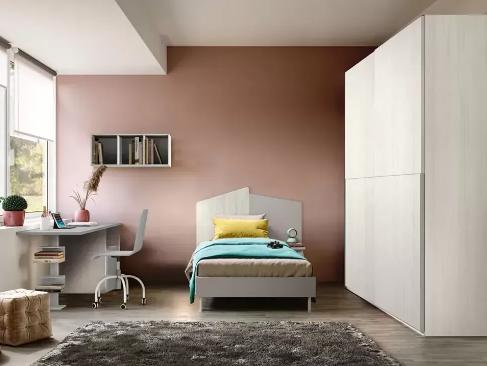 Cameretta 06 Artigianale con letto a terra scontata