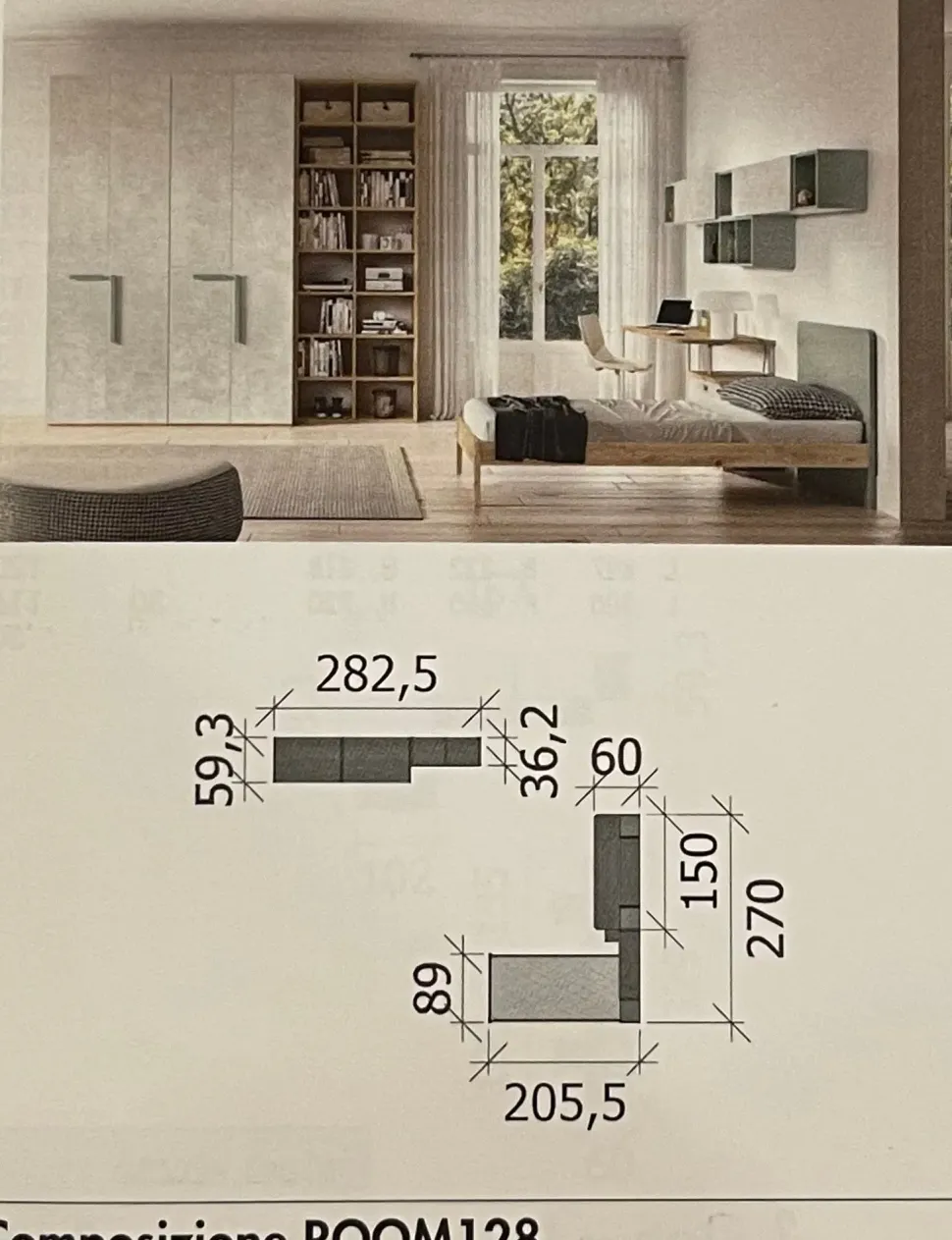 Cameretta 128 Zg mobili SCONTATA