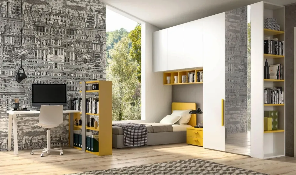 Cameretta 124 Zg mobili letti a terra scontata