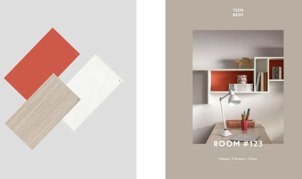 Cameretta 123 Zg mobili letti a terra scontata