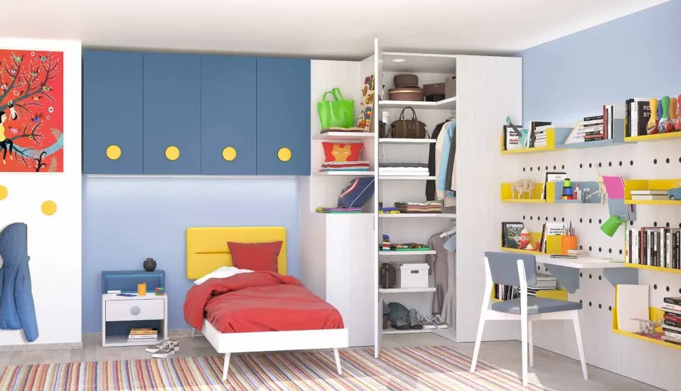 Cameretta Allegra Artigianale in laminato materico a prezzo Outlet