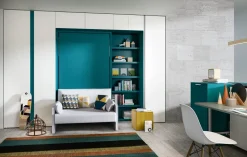 Cameretta Altea 120 sofa Clei con letti a scomparsa in offerta