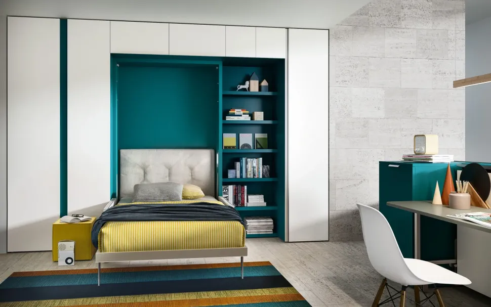 Cameretta Altea 120 sofa Clei con letti a scomparsa in offerta