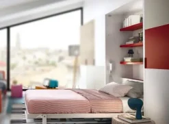 Cameretta Altea book 120 work Clei con letti a scomparsa scontata