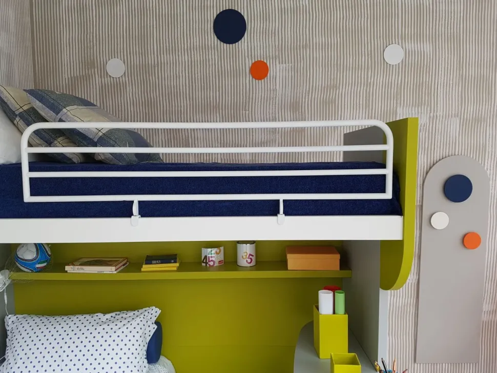 Cameretta Aramis Doimo cityline con letto a castello scontata