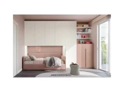 Cameretta 01b Doimo cityline in laminato materico in Offerta Outlet