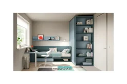 Cameretta 09b Doimo cityline in laminato materico a prezzo Outlet