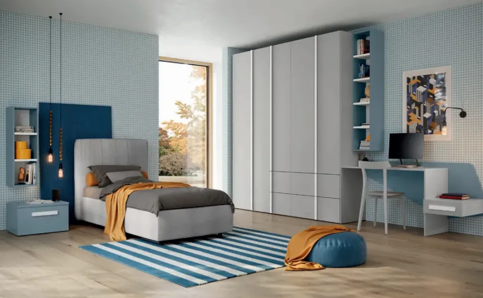 Cameretta C102 Colombini casa con letto a terra a prezzo scontato