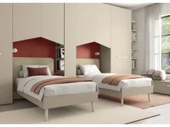 Cameretta C144 Colombini casa con letto a ponte a prezzo Outlet