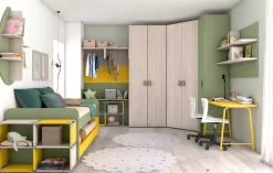 Cameretta C304 Colombini casa in laminato opaco a prezzo Outlet