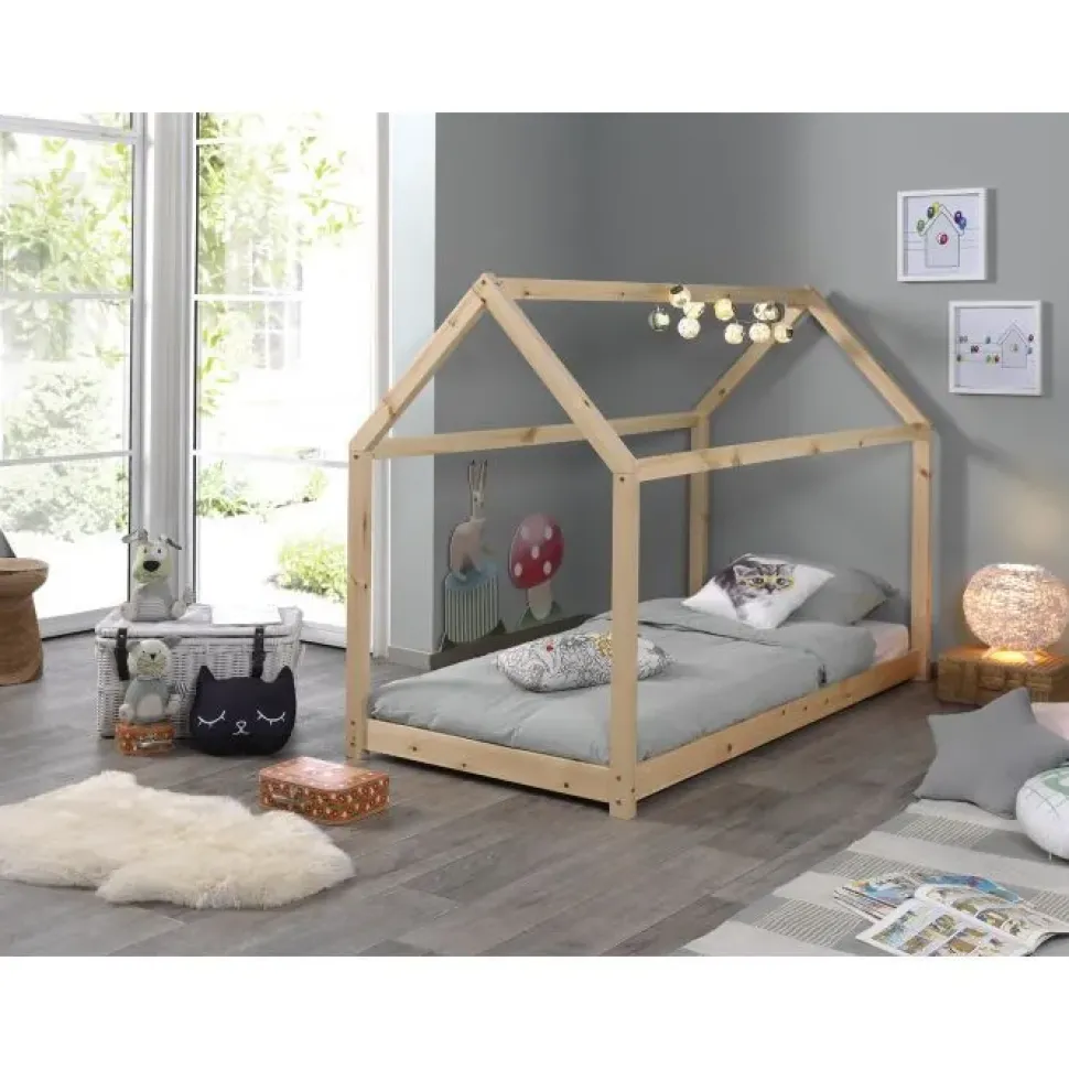 Cameretta Cabane bed Artigianale in legno a prezzo riservato