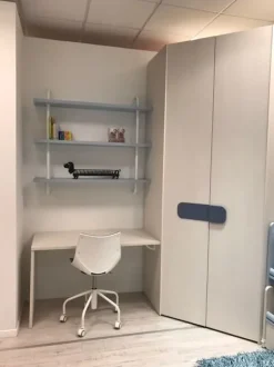 Cameretta Camera con cabina Mistral con letto a soppalco scorrevole scontata