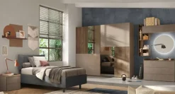 Cameretta Camera over Md work con letto una piazza e mezza in offerta