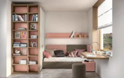 Cameretta Camera per teenager funzionale e moderna Zg mobili letti a terra in offerta