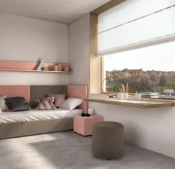 Cameretta Camera per teenager funzionale e moderna Zg mobili letti a terra in offerta